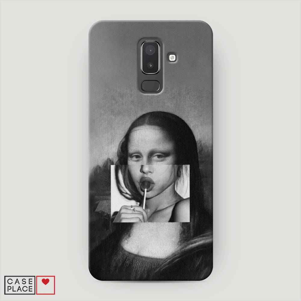 

Чехол Awog "Mona Lisa sucking lollipop" для Samsung Galaxy J8