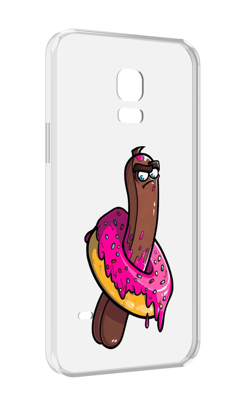 

Чехол MyPads эклер в пончике для Samsung Galaxy S5 mini, Прозрачный, Tocco
