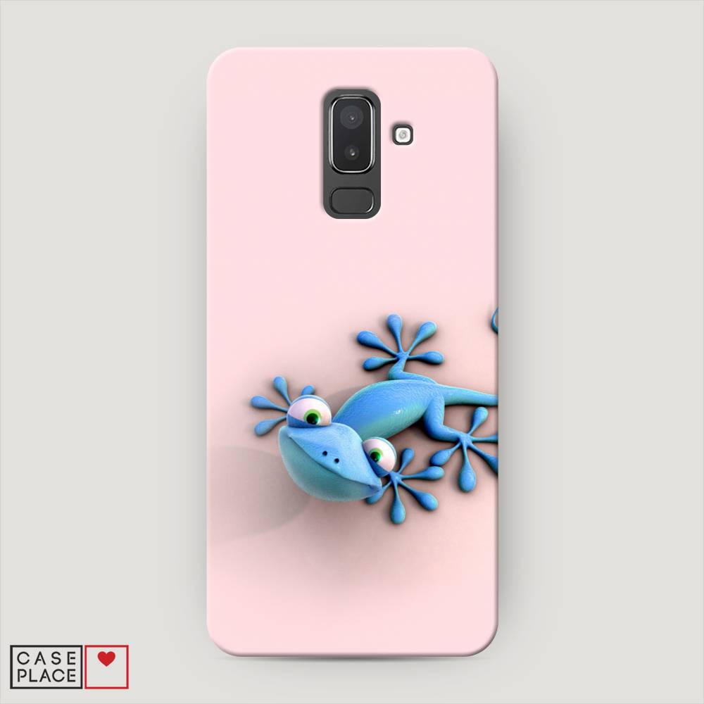 

Чехол Awog "Голубая ящерка" для Samsung Galaxy J8