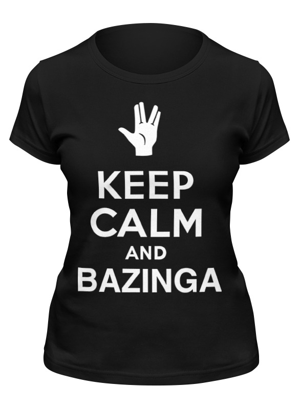 

Футболка женская Printio Bazinga (the big bang theory) черная 2XL, Черный, Bazinga (the big bang theory)