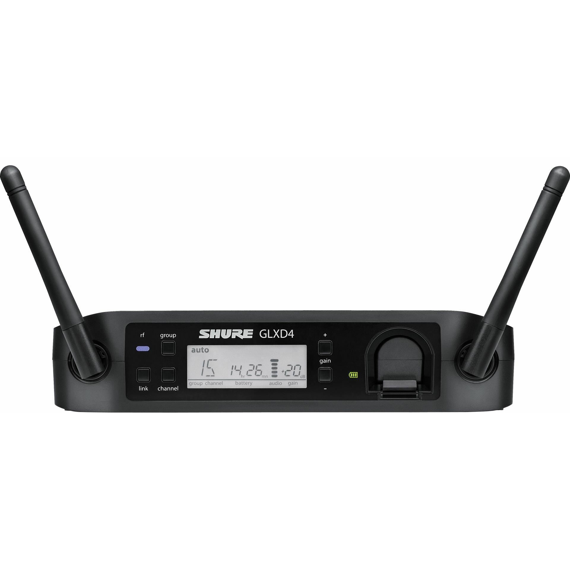 

Приемник для радиосистемы универсальный Shure GLXD4RE Z2 2.4 GHz, GLXD4RE Z2 2.4 GHz