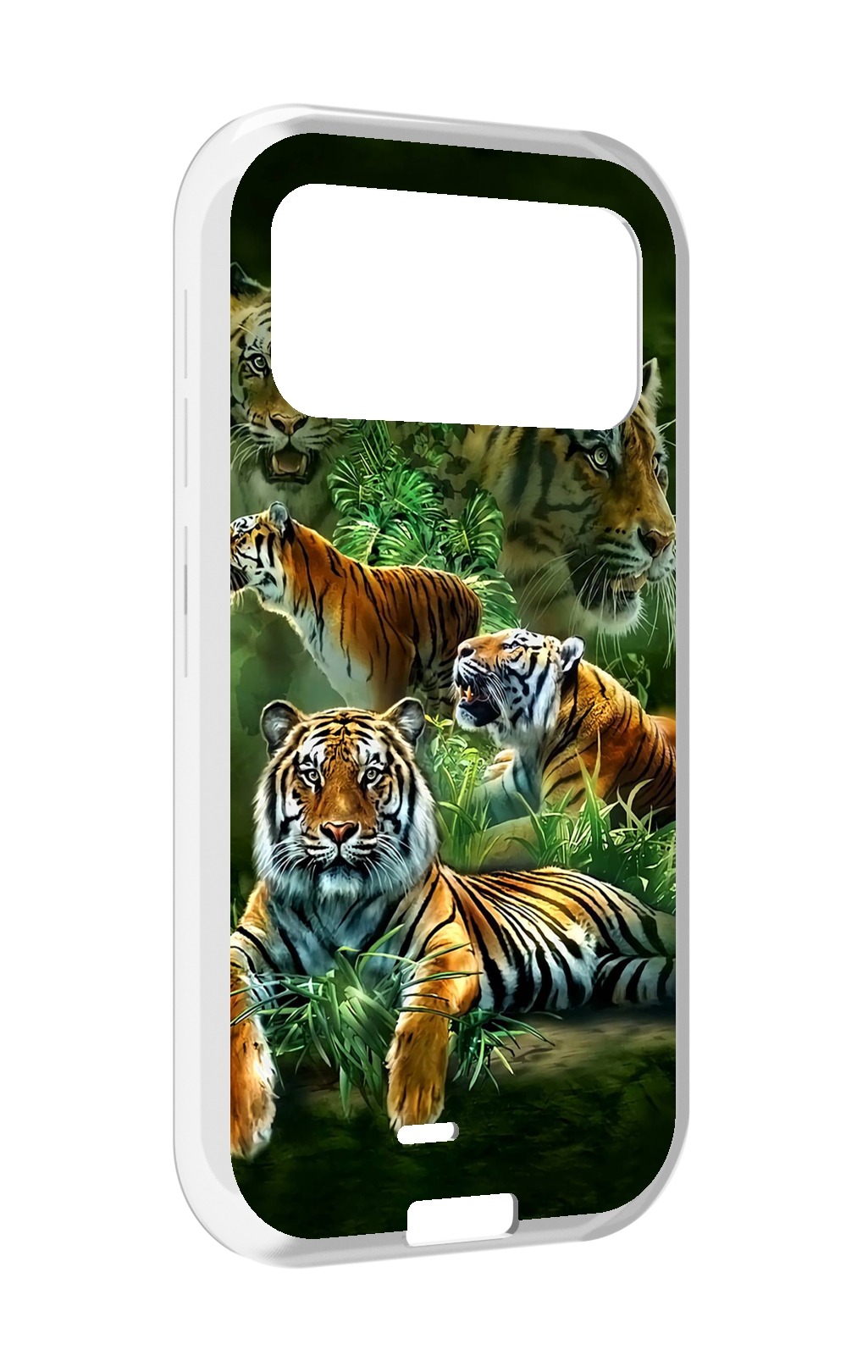 

Чехол MyPads Тигры для Oukitel F150 H2022, Прозрачный, Tocco
