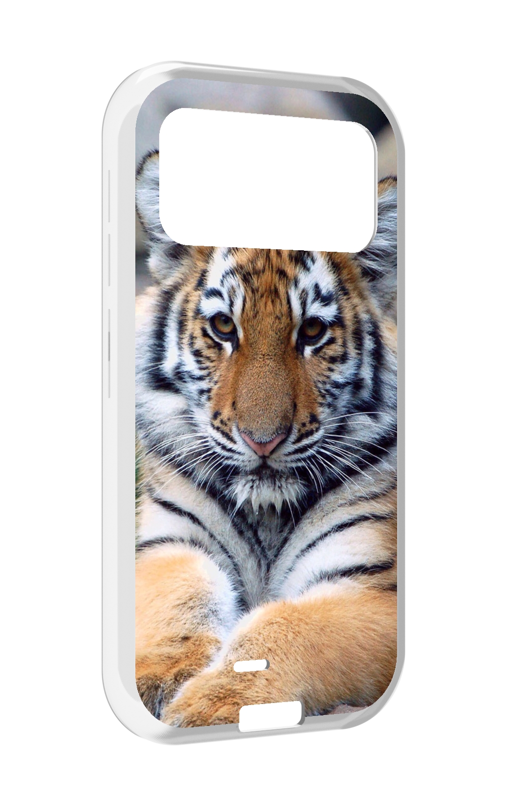 

Чехол MyPads Тигренок для Oukitel F150 H2022, Прозрачный, Tocco