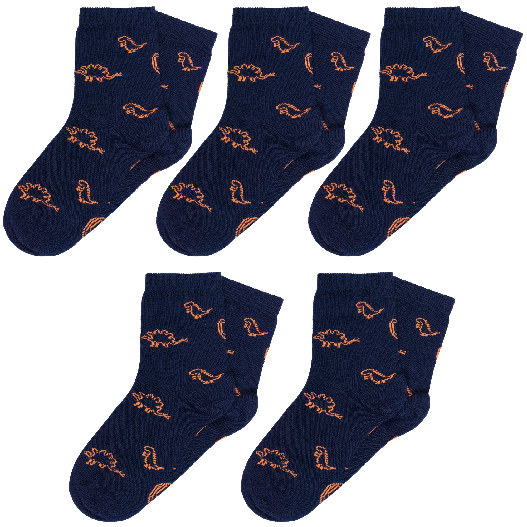 Носки для мальчиков Rusocks 5-Д3-13498 синий; оранжевый 24 носки с рисунками st friday socks балу оранжевый