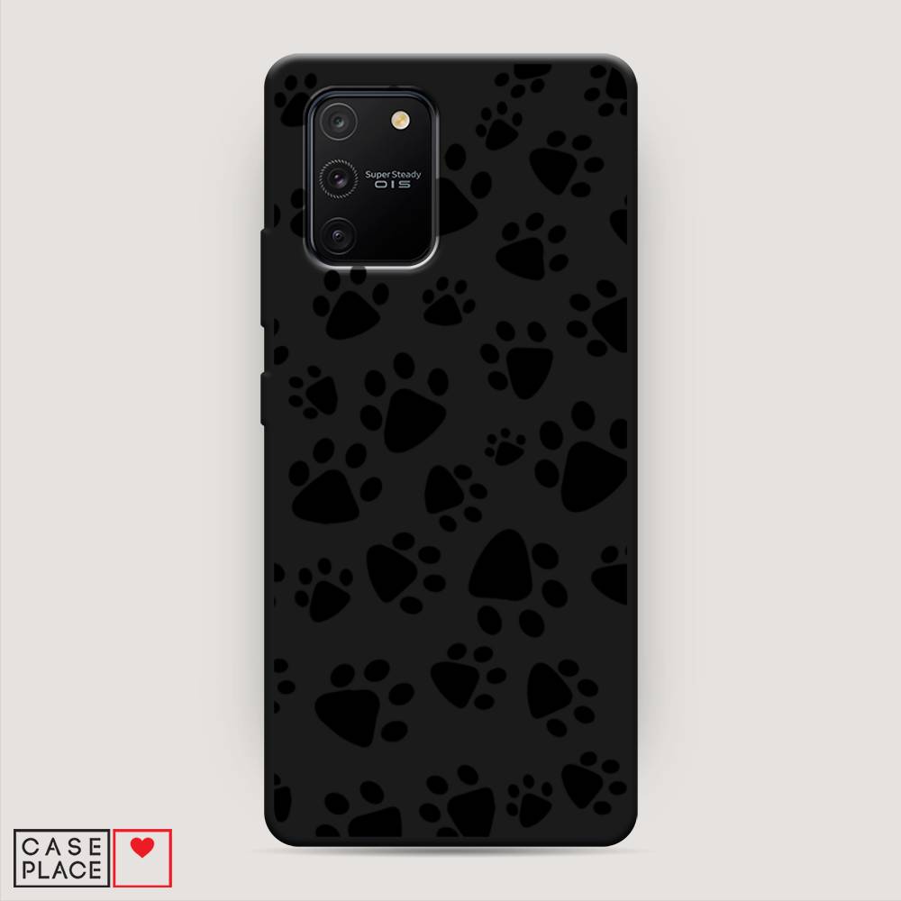 

Чехол Awog на Samsung Galaxy A91/S10 Lite "Лапки черные", Разноцветный, 29952-1