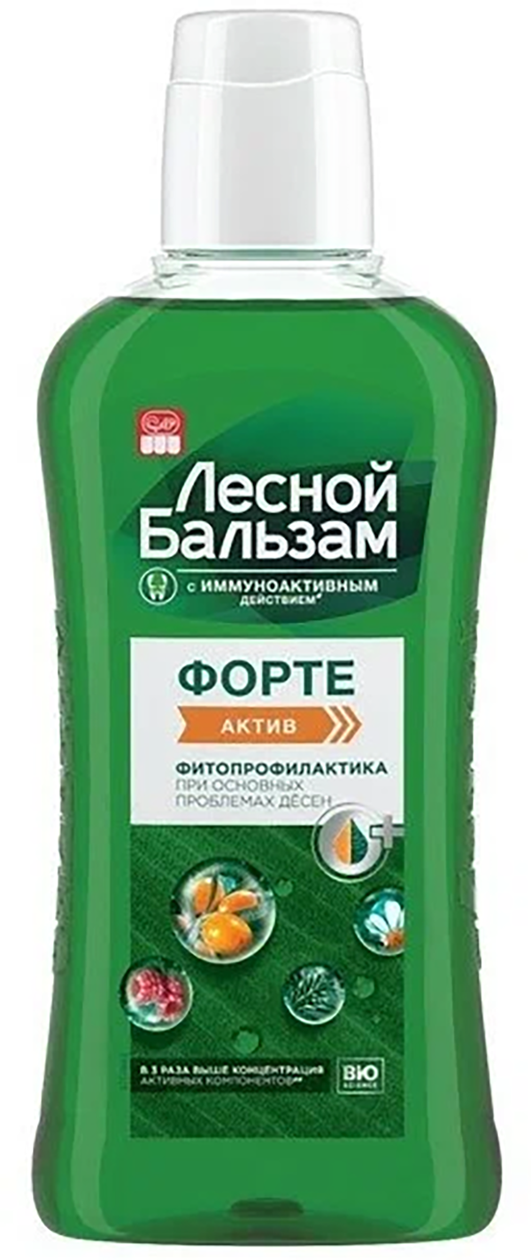 Ополаскиватель д/полости рта Лесной бальзам форте актив 400мл лакалют актив ополаскиватель д полости рта 300мл