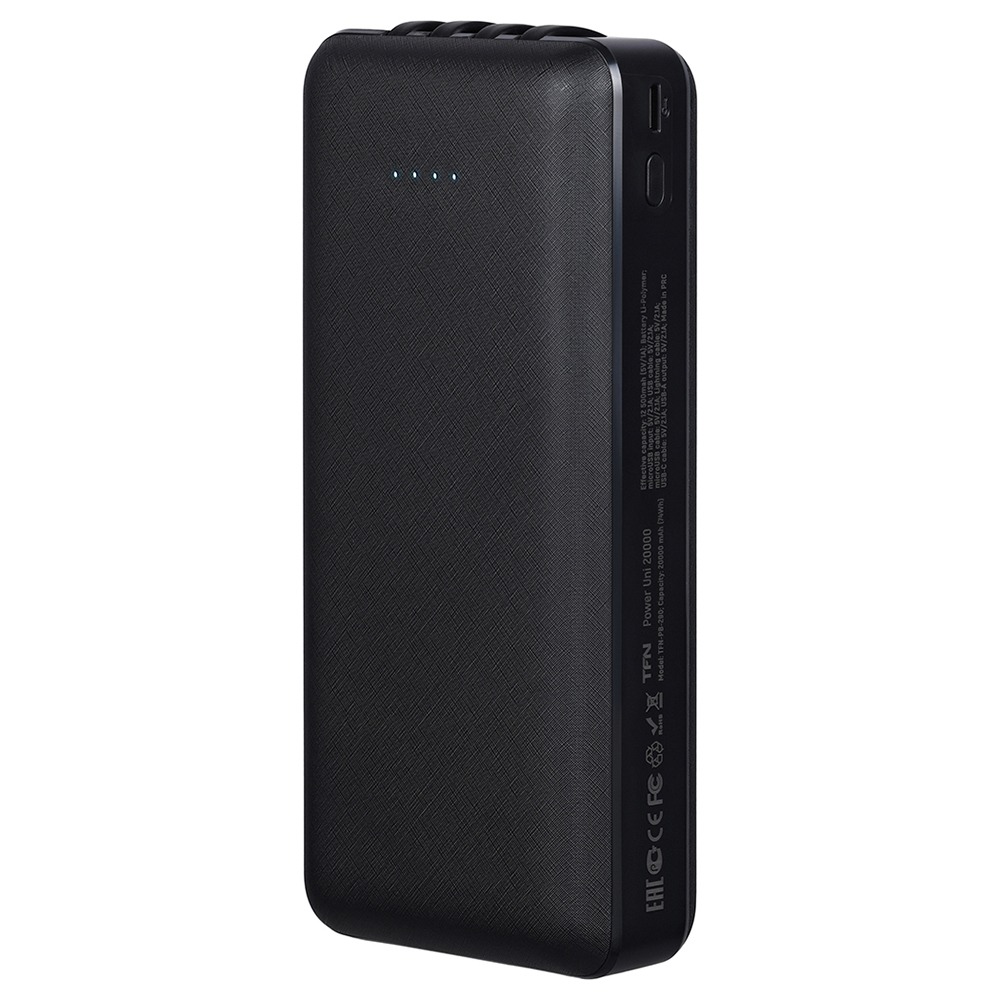 

Внешний аккумулятор TFN Power Uni 20 PB-290-BK 20000 мАч, черный