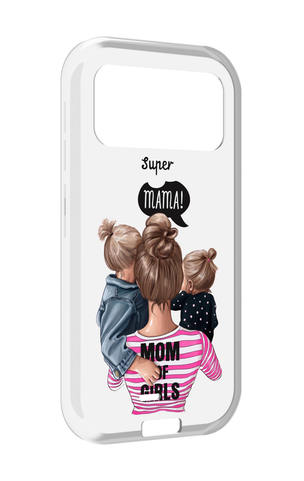 

Чехол MyPads Супер-мама-2 женский для Oukitel F150 H2022, Прозрачный, Tocco