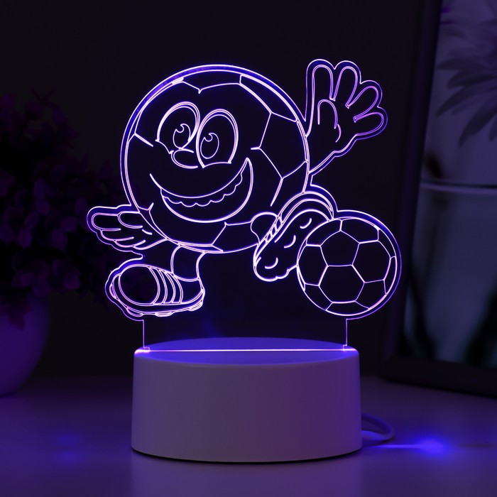 

Светильник "Футбик" LED RGB от сети 13х9,5х12,6 см