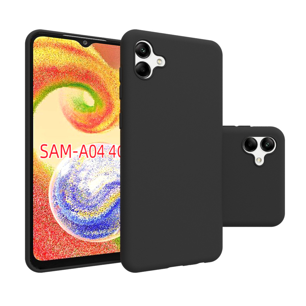 фото Задняя чехол-панель-накладка mypads morbido для samsung galaxy a04 из силикона черная