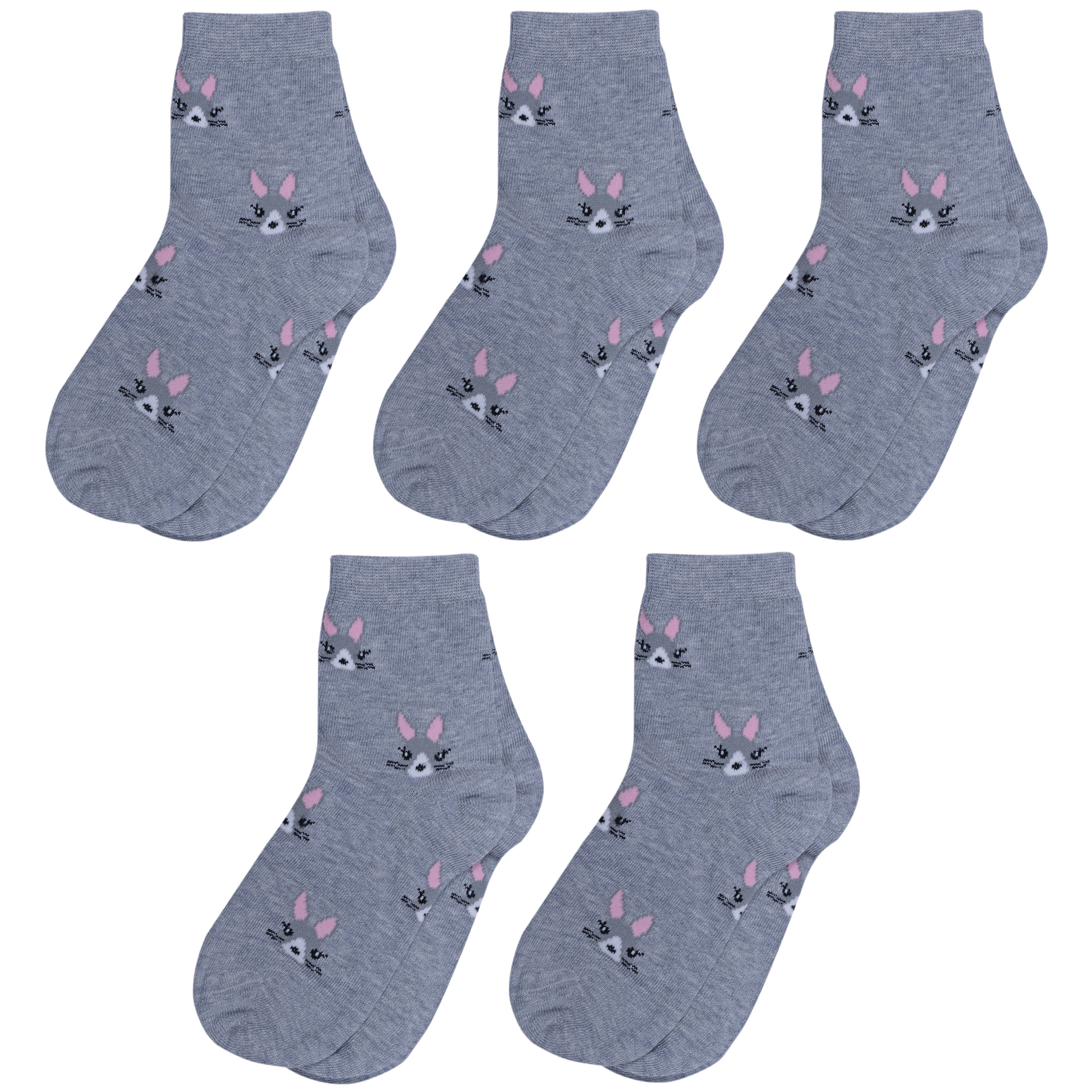 

Носки для девочек Rusocks 5-Д-31349 серый 30, 5-Д-31349