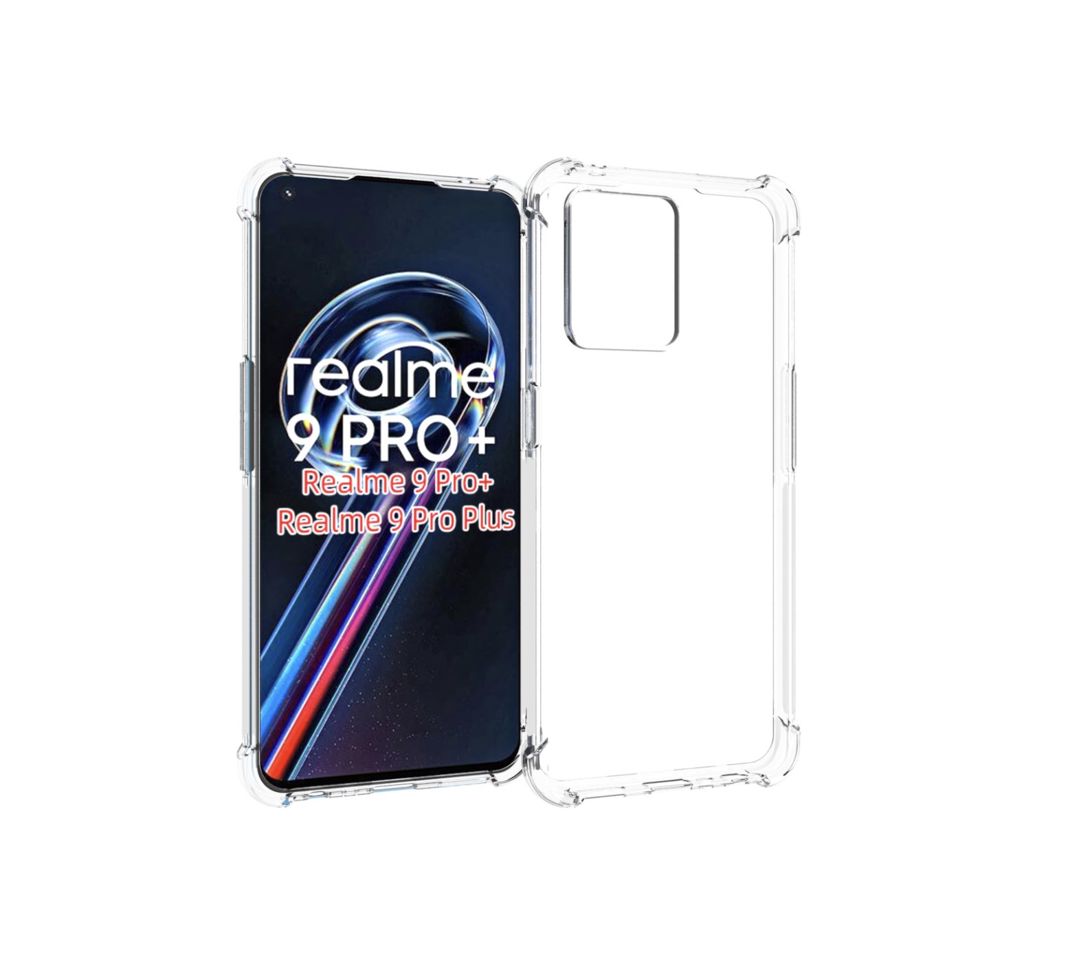 

Чехол задняя-панель-накладка-бампер Tocco для Realme 9 Pro plus / Realme 9 4G прозрачный