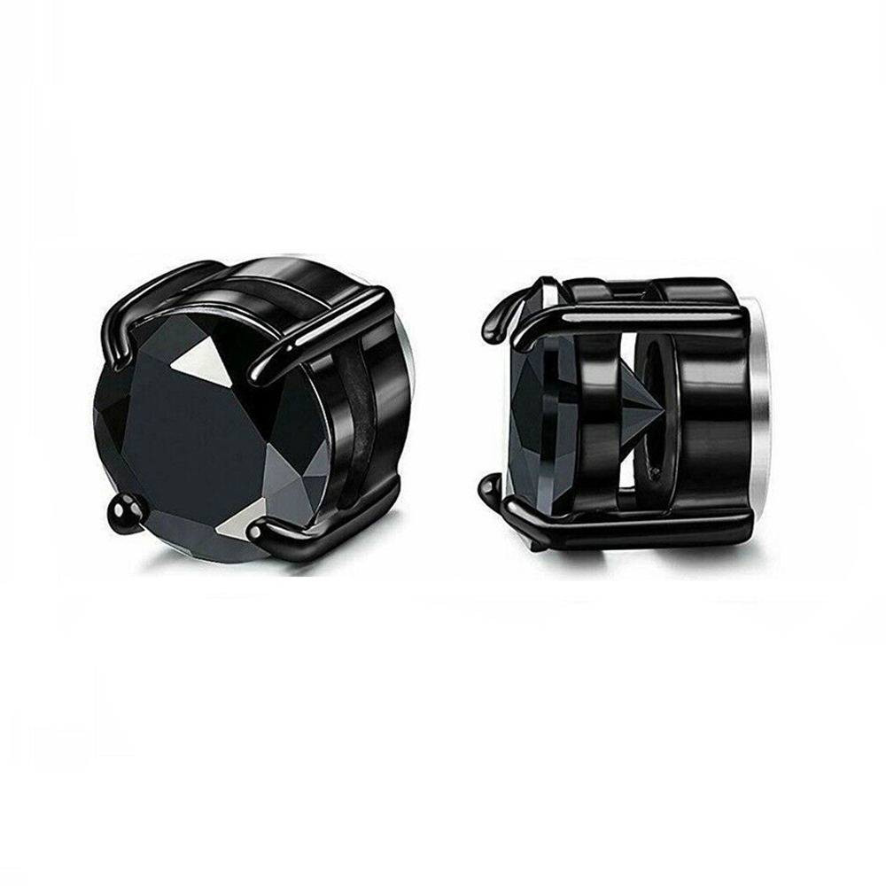 

Серьги двухсторонние из стали 4Love4You PR-ER-076, фианит, PR-ER-076