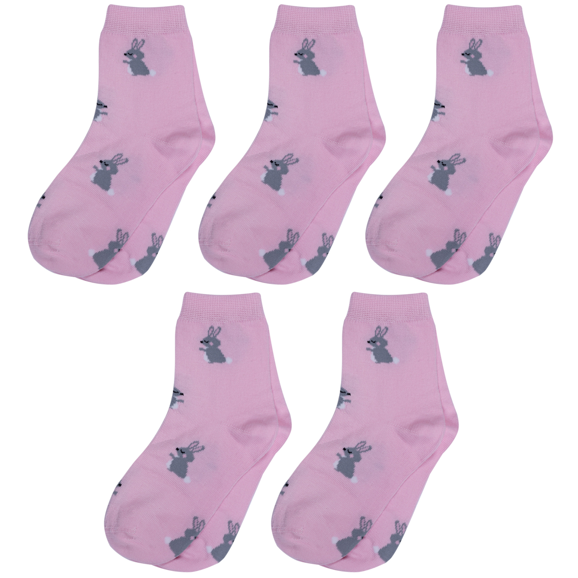 

Носки для девочек Rusocks 5-Д-31349 розовый; серый 24, 5-Д-31349
