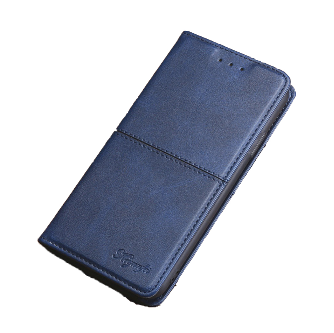 

Чехол-книжка MyPads Cuciture Eleganti для Sony Xperia Pro 1 из эко-кожи, Синий