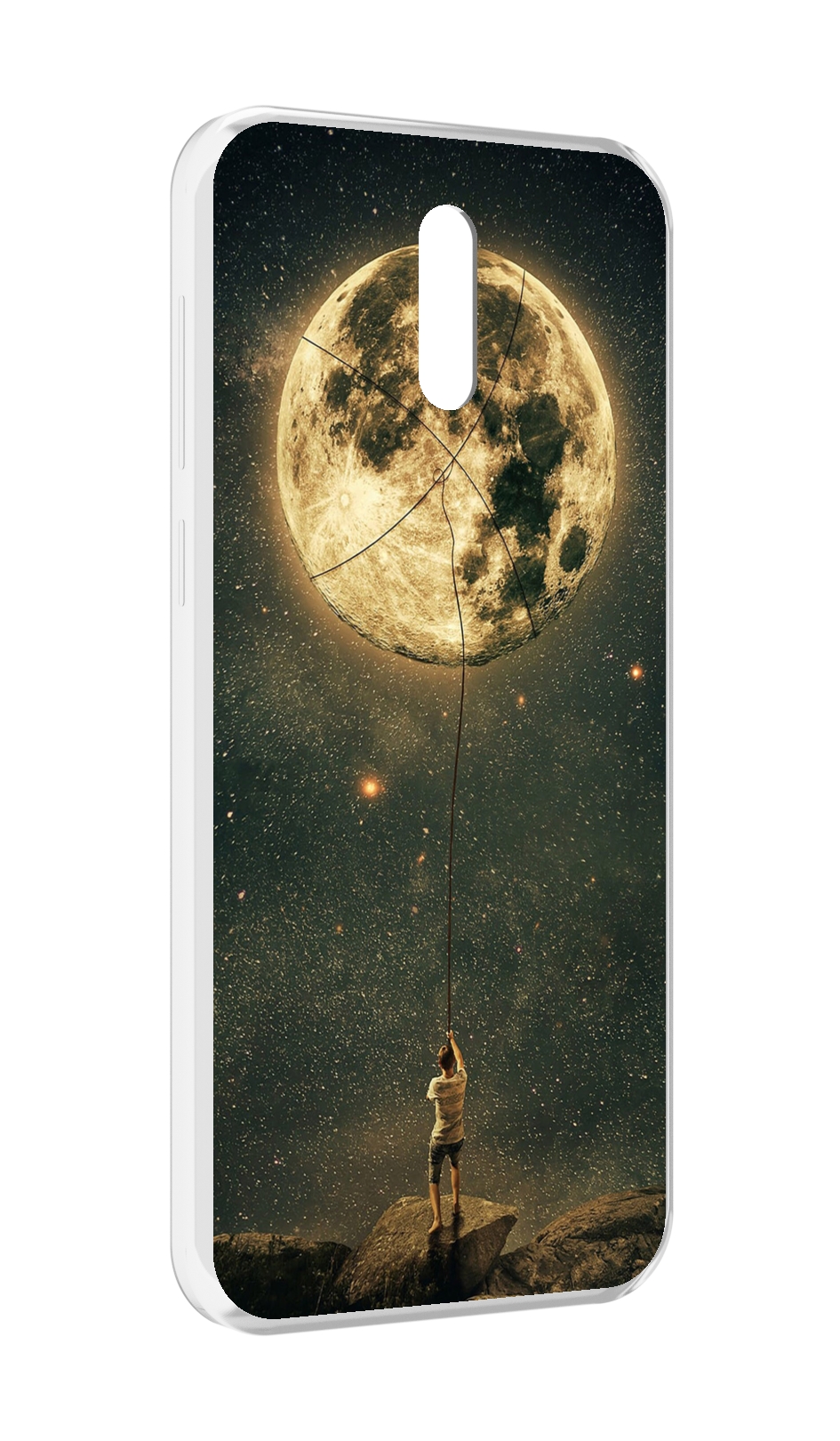 

Чехол MyPads Луна-светит для Alcatel 3L (2019), Прозрачный, Tocco