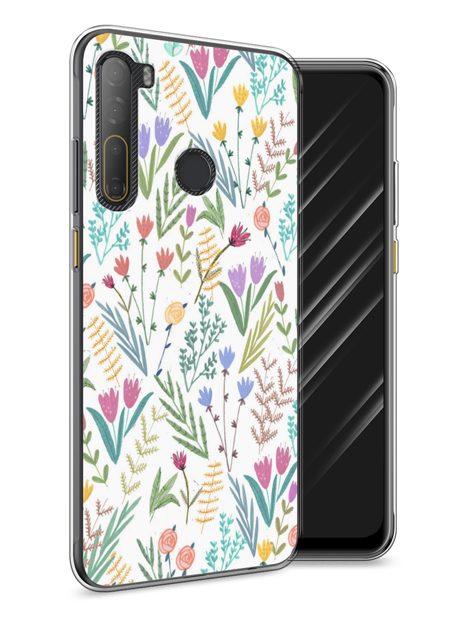 

Чехол Awog на HTC Desire 20 Pro / Эйчтиси Дизайр 20 Pro "Полевые цветы рисунок", Разноцветный, 102750-8