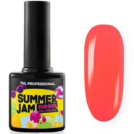 

Гель-лак TNL Neon Summer Jam №12 - неоновый коралловый (10 мл)