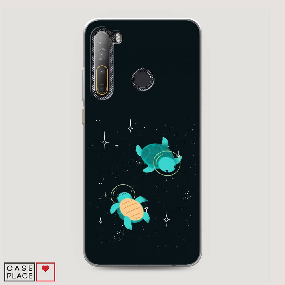 

Чехол Awog на HTC Desire 20 Pro / Эйчтиси Дизайр 20 Pro "Черепашки космонавты", Разноцветный, 102750-4