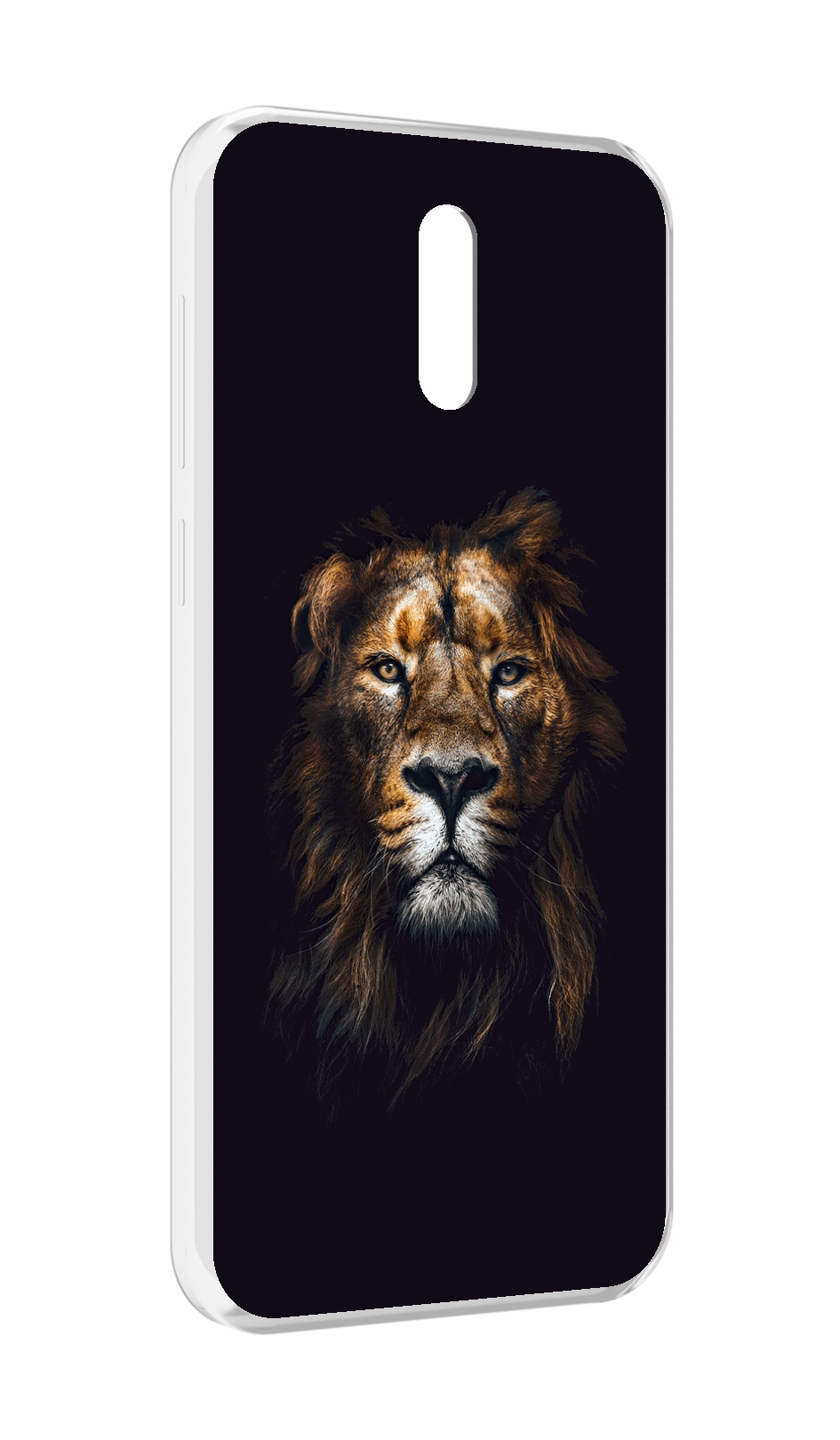 

Чехол MyPads Лев-в-тени мужской для Alcatel 3L (2019), Прозрачный, Tocco