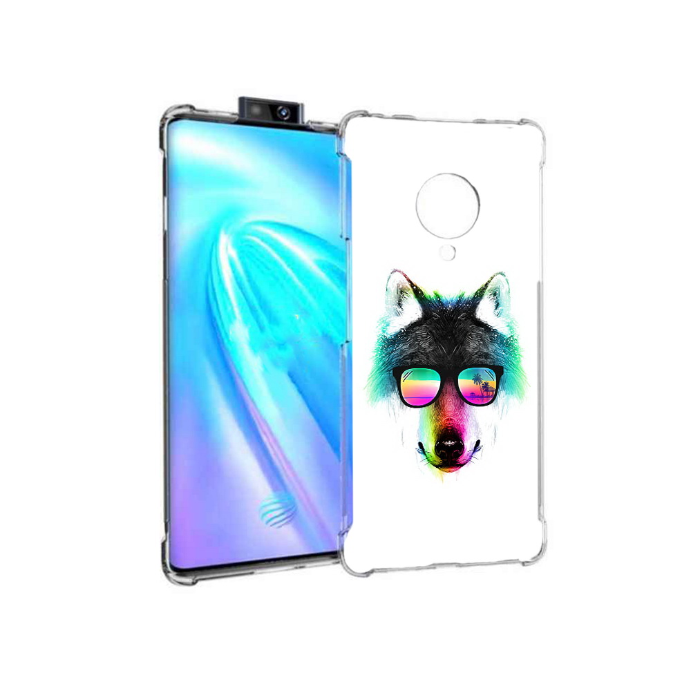

Чехол MyPads Tocco для Vivo NEX 3 радужный волк (PT136035.381.567), Прозрачный, Tocco