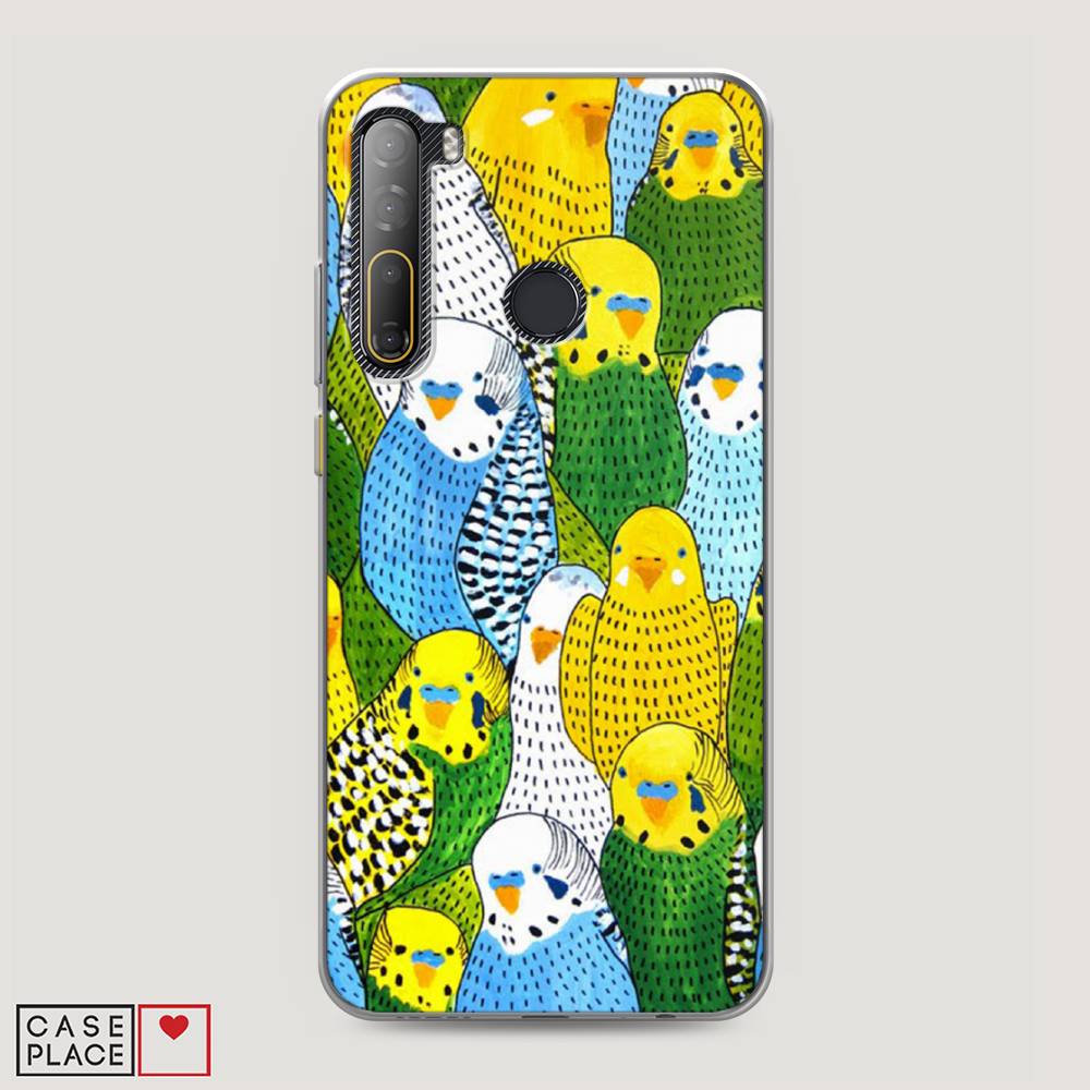 

Чехол Awog на HTC Desire 20 Pro / Эйчтиси Дизайр 20 Pro "Попугаи", Разноцветный, 102750-1