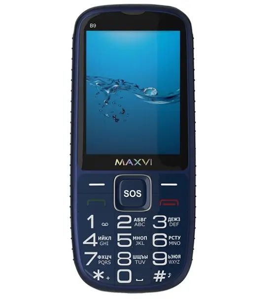

Сотовый телефон MAXVI B9 Blue