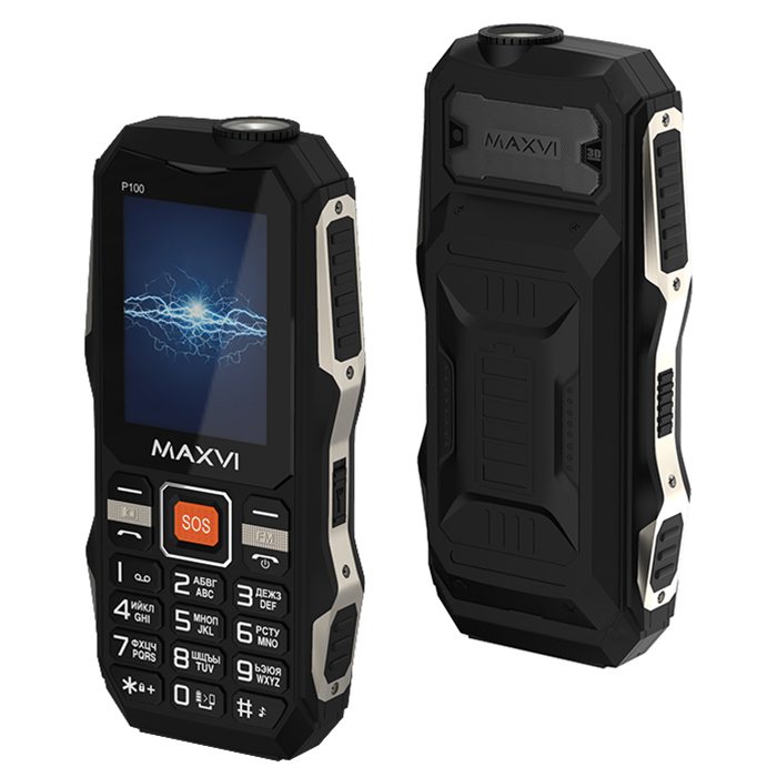 

Сотовый телефон MAXVI P 100 Black