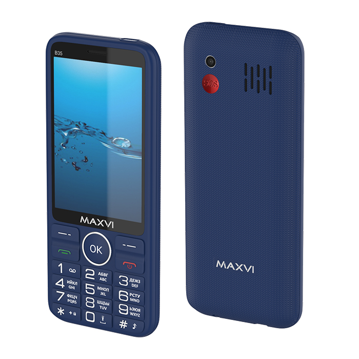 

Мобильный телефон Maxvi Blue ()