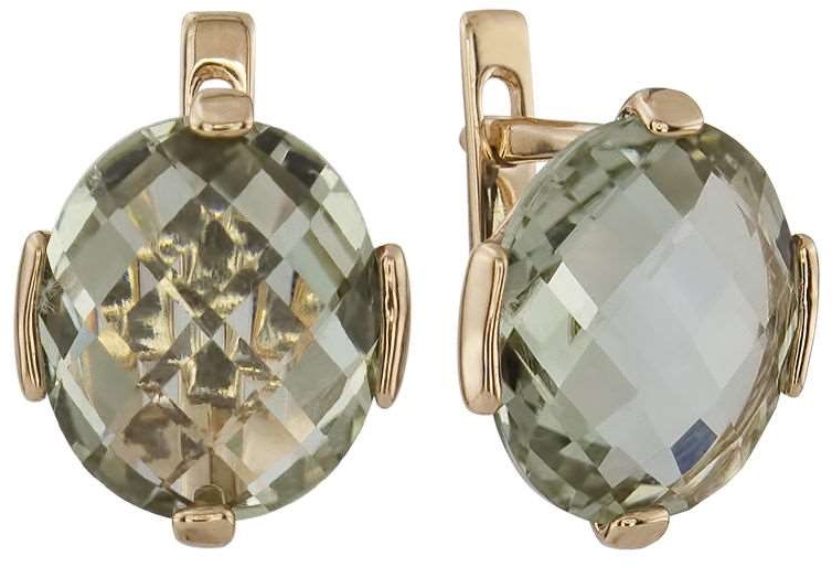 

Серьги женские из золота ALORIS 1476Аз, аметист, 1476Аз
