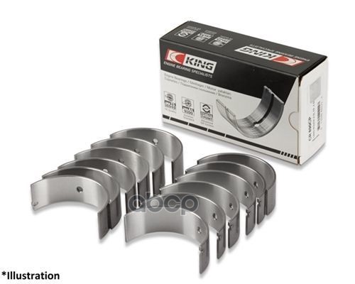 

KING CR6778SISTD_вкладыши PL!\ Audi 80/100/A4/A6,VW Passat 2.4-3.0 V6 90> std (6), CR6778SISTD