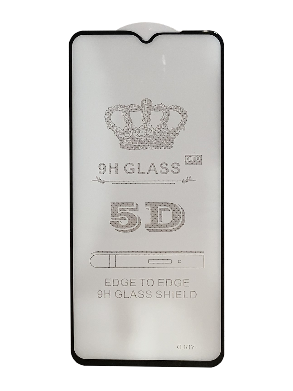 Защитное стекло OEM 5D для Xiaomi Redmi Note 8 Pro черный