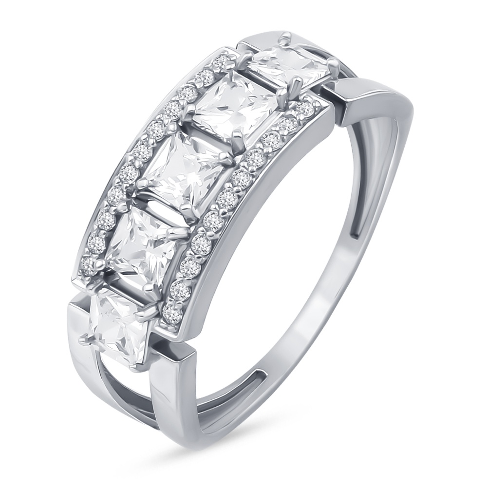 

Кольцо из серебра р.  585Gold 701013864, фианит, 701013864