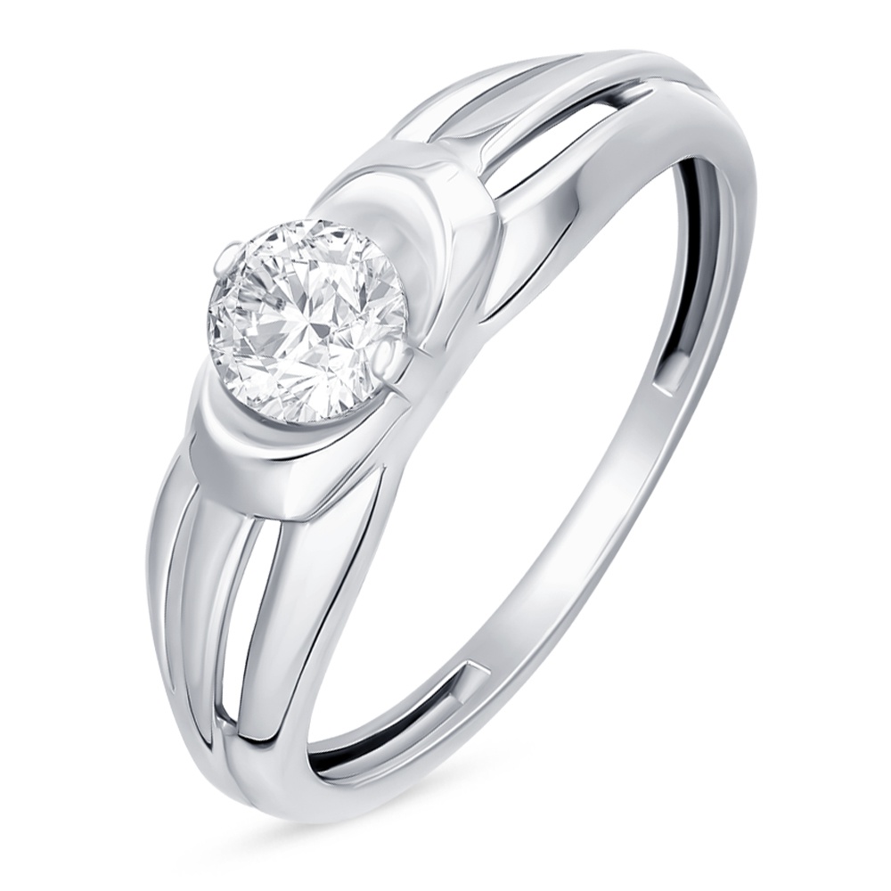 

Кольцо из серебра р. , 585Gold 701013861, фианит, 701013861