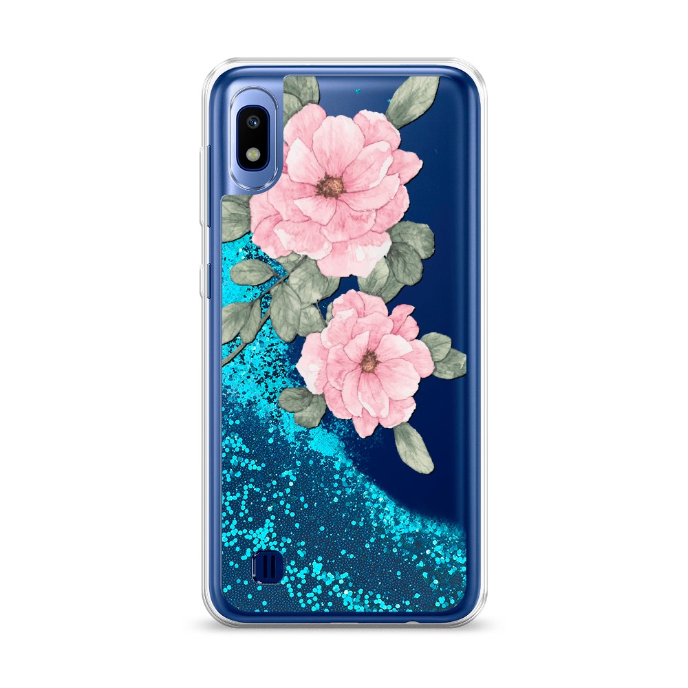 

Чехол Awog на Samsung Galaxy A10 "Акварельные розовые цветы", Разноцветный, 27993-1