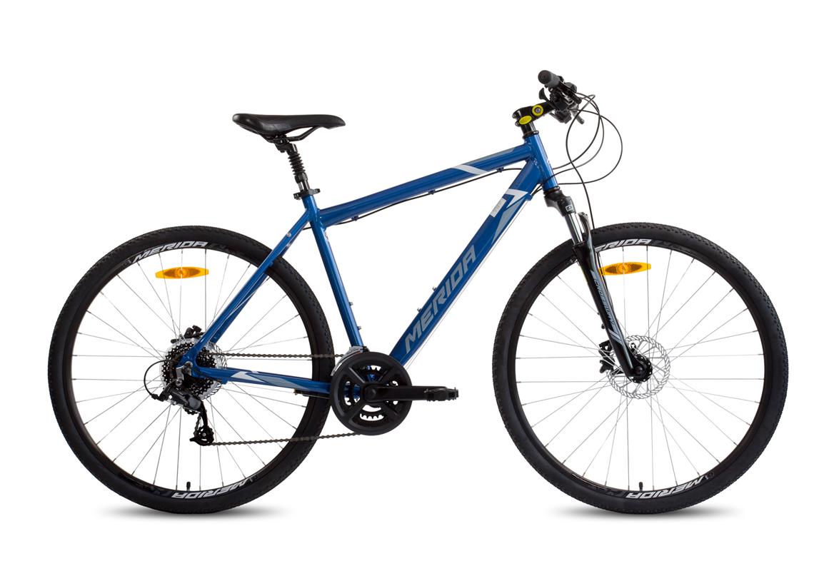 фото Велосипед merida crossway 10 2023 l blue/whitegray