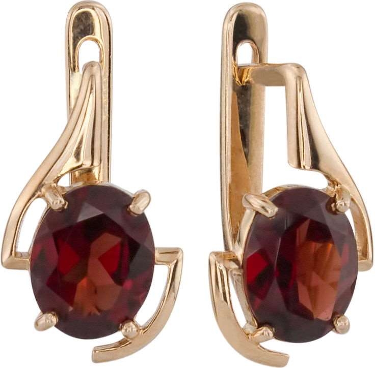 

Серьги женские из золота ALORIS 618Г, гранат, 618Г