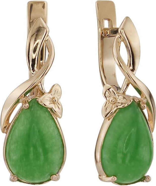 

Серьги женские из золота ALORIS 591Агз, агат, 591Агз