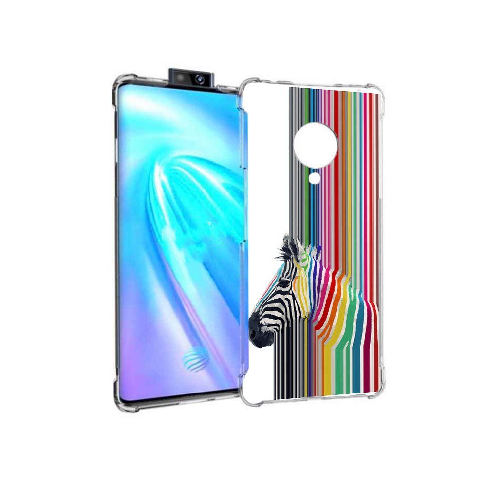

Чехол MyPads Tocco для Vivo NEX 3 радужная зебра (PT136035.381.565), Прозрачный, Tocco