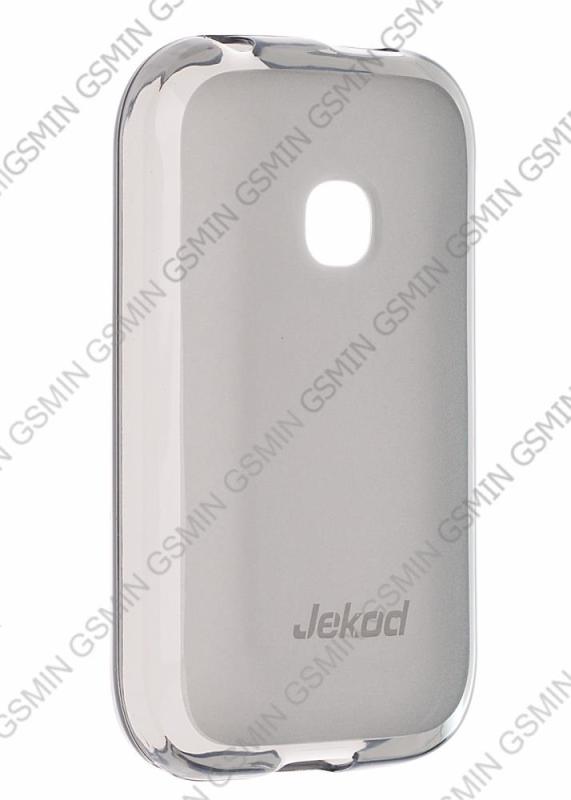 

Чехол Jekod для Alcatel One Touch 3035A Transparent Black, Прозрачный;черный