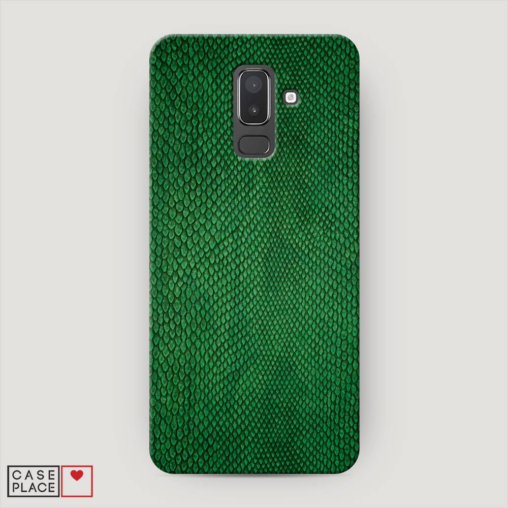 

Чехол Awog "Изумрудная змея" для Samsung Galaxy J8