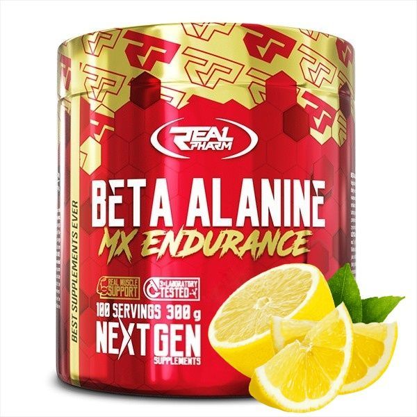 

Бета аланин Real Pharm, Beta Alanine, 300г (Лимон)