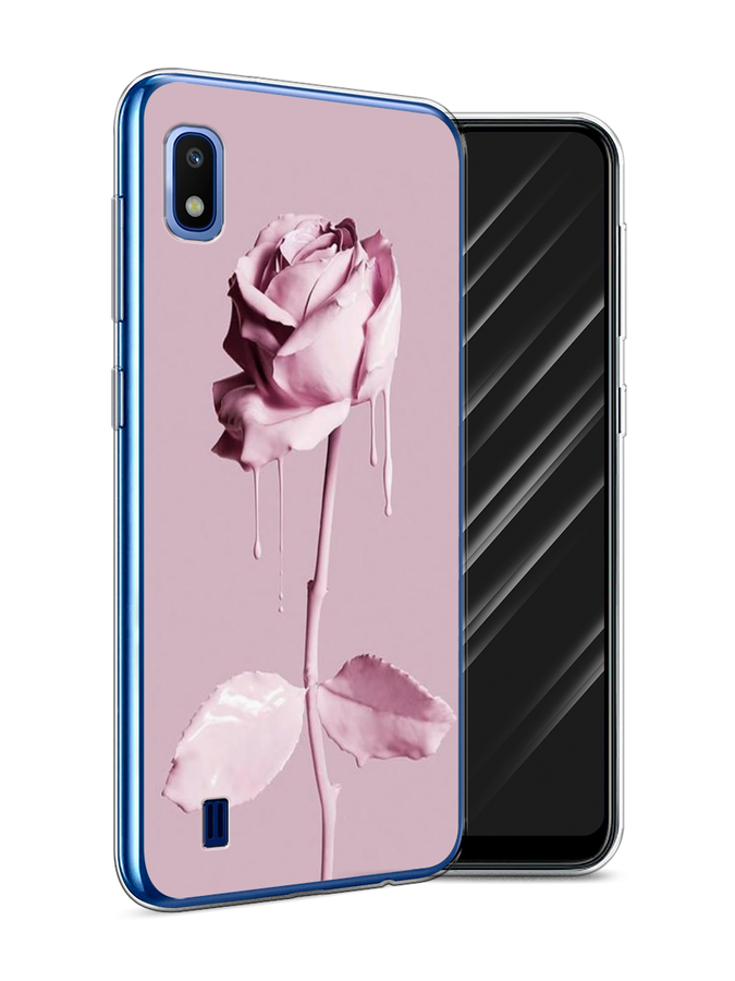 

Чехол Awog на Samsung Galaxy A10 "Роза в краске", Разноцветный, 27950-8