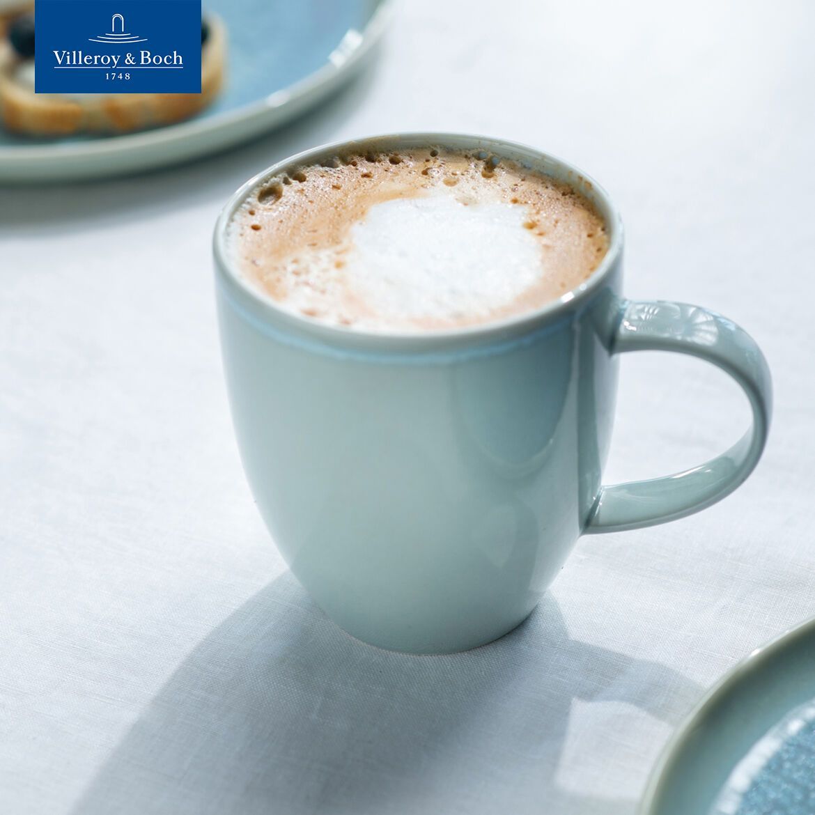 

Кружка 350 мл, Crafted Blueberry turquoise, like. by Villeroy & Boch, Премиум-Фарфор, Crafted Blueberry