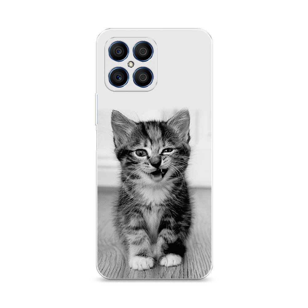 фото Чехол awog "подмигивающий котенок" для honor x8
