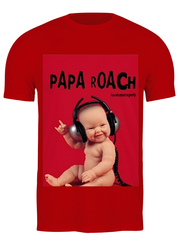 

Футболка мужская Printio Papa roach - lovehate tragedy album красная 3XL, Красный, Papa roach - lovehate tragedy album