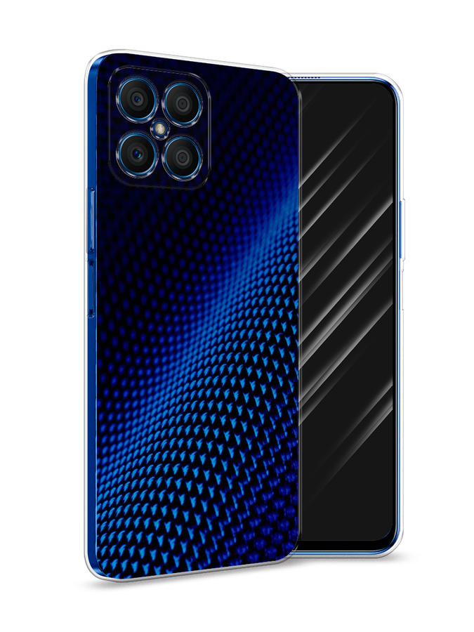 

Чехол Awog на Honor X8 "Синий карбон", Черный;синий, 6107650-3