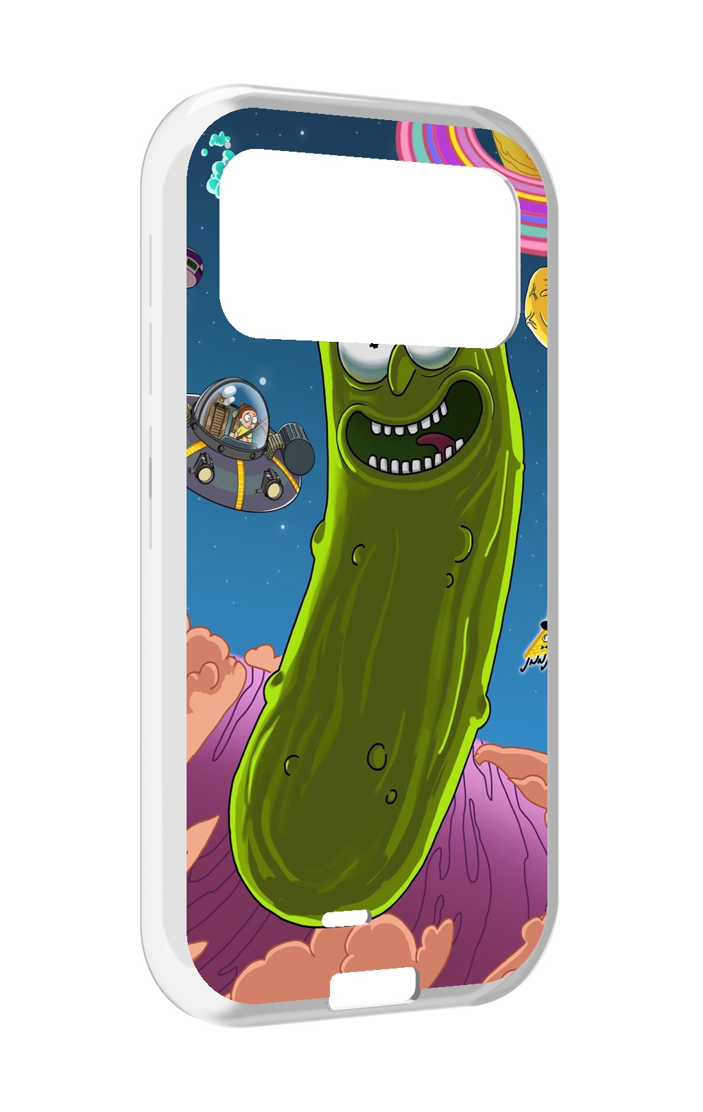 

Чехол MyPads Рик огурец для Oukitel F150 H2022, Прозрачный, Tocco