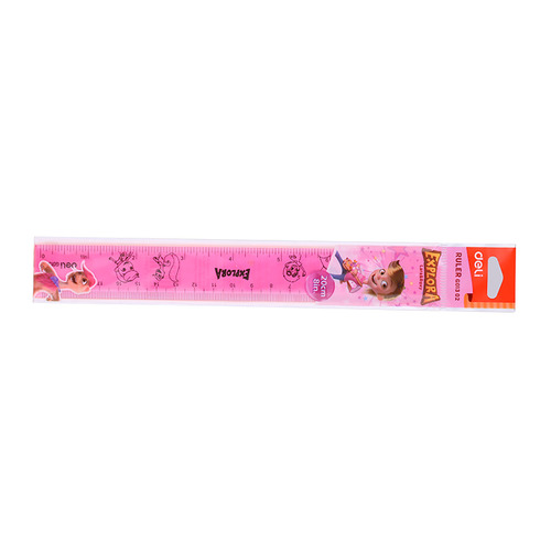 

Упаковка линеек Deli EG01302, пластик, 20см, ассорти, 30 шт в паковке, Розовый;голубой, EG01302