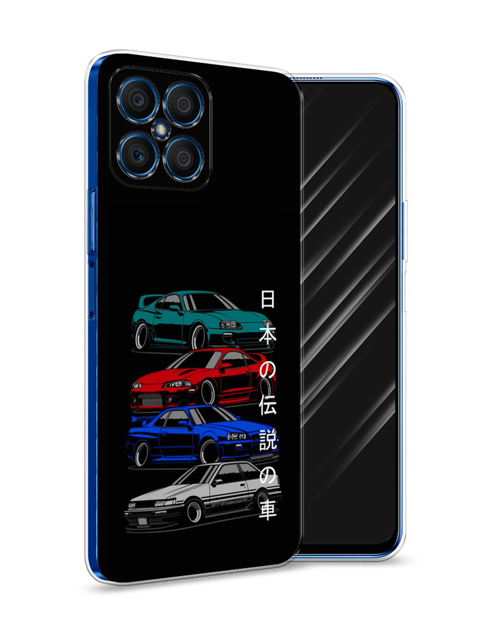 

Чехол Awog на Honor X8 "JDM Legend cars", Зеленый;красный;синий, 6107650-5